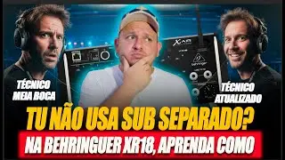 XR18 sem Matrix? Como ligar o Subwoofer separado do jeito certo!