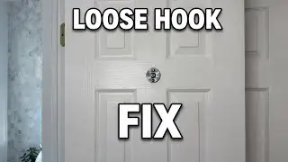 How to Fix a Loose Towel or Robe Hook on a Hollow Door (That Actually Holds)