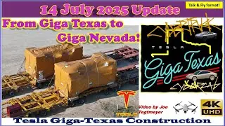 Mystery Solved! Semi on Site, Megapack & Cortex 2 Progress! 14 July 2025 Giga Texas Update (09:45AM)