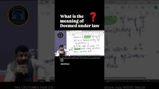 What is Deeming Fiction under the Law ❓