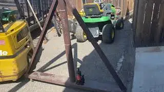 Modification plans for the gantry crane