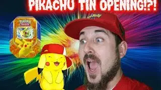 Pokemon Pikachu Tin Opening