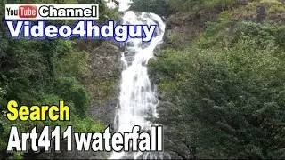Waterfall HD 3 hours Screensaver peaceful relaxing, nature sound Video WF05 | art411waterfall&trade;