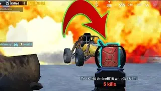 Exploding Fuel Canisters | Best Gas Can Trolling Trick in PUBG Mobile
