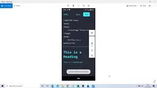 HTML coding on android phone