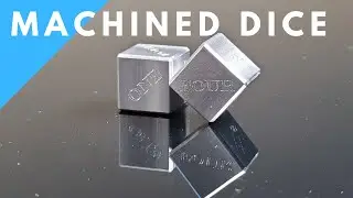 🎲 Machined Dice - Made on 5 Axis Mill 🎲