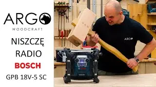 295 - test wytrzymałości Radio Bosch GPB 18V-5 / DROP TEST