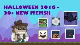 Growtopia - Halloween 2016 | 30+ NEW ITEMS!