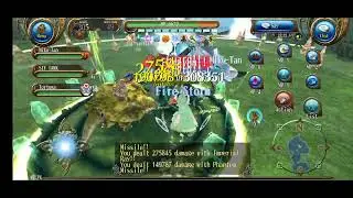 Toram Online: INT STR CRT Magic Necromancer Staff/Shield vs War Dragon Turba (Ultimate)!
