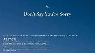 Don&rsquo;t Say You&rsquo;re Sorry. #citypop #cover #aimusic #citypopbeats #citypopvibes #citypops