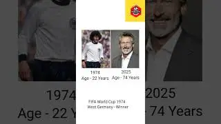 FIFA World Cup 1974 West Germany Playing 11 in  Final Then and Now