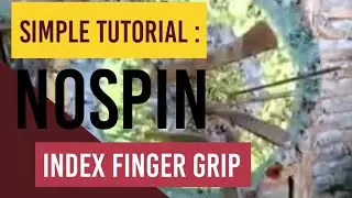 Simple Tutorial : No spin Knifethrowing with Index Finger Grip