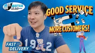 FAST DELIVERY, GOOD SERVICE, MORE COSTUMERS. | ALFRED WATERMAX 