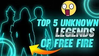Top 5 Unknown Legends Of Free Fire || Underrated Players Of Free Fire || Garena Free Fire ||