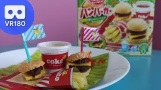 [VR180 VR 3D] Процесс и обзор набора Kracie Popin' Cookin' Hamburger | Apple Vision Pro Meta Oculus