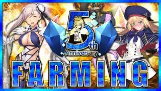 ENDLESS BATTLE w/Castoria & Musashi | Fate/Grand Order 5th Anniversary EXP & QP Farming LIVESTREAM