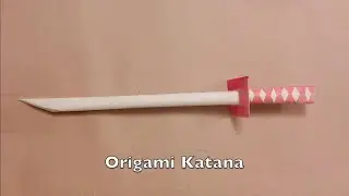 How to Make a paper Katana Sword