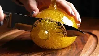 Grapefruit cutting asmr ai satisfying video 📸