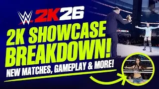 WWE 2K26: 2K Showcase Breakdown! AJ Lee Revealed, New Details, Matches, Arenas & More!