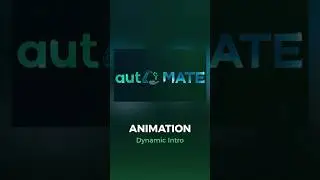 Logo Animation Reveal for AUTOMATE