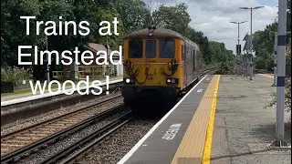 Trains at Elmstead woods + Mottingham