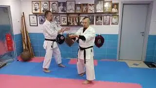 Shomen hajiki 弾 拳 は 手 首 hajiki (tekubi) nukite / methods of striking for kumite / Sensei Ryubin