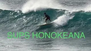 Grand SUP Surf Ride at Hole In The Head Honokeana Maui #short #SUP #Hohkeana Cove