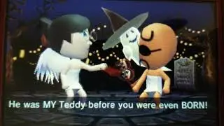 Tomodachi Life - Nanao vs. Basketball are playing with their McGRUFF the Teddy Bear