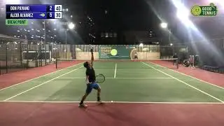 Don Payang vs Alcid Alvarez | Singles Friendly Match | KFSH&RC Tennis Court | Good Tennis