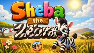 Sheba the zebra #kidsvideo #toddlersongs #3danimation #meerkat