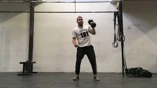 Alternating One-Arm Dumbbell Clean & Jerk (reset)
