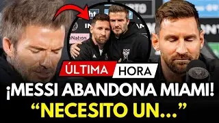 🚨&iexcl;BOMBAZO MUNDIAL! BECKHAM DESTROZADO ANUNCIA EL ADI&Oacute;S DE MESSI Y ACEPTA LA OFERTA DE ARABIA