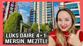 Oturma izni ve Türk vatandaşlığına uygun 4+1 daire. Mersin Mezitli'de lüks daire.