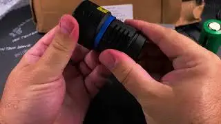 Vastfire UV 365nm 60W Flashlight Teardown UV LED Module BRC 26650 battery Compartment