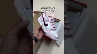 Let&rsquo;s Unbox the Dunk Low Pink Foam #isneaks #sneakers #footwear