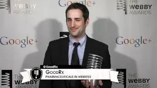 GoodRx's 5-Word Speech at the 16th Annual Webby Awards