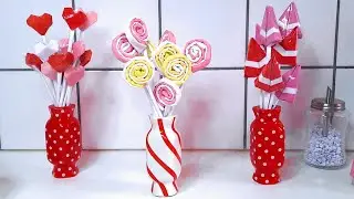 Paper / Origami LOLLIPOPS diy (3 different styles)