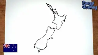 How to Draw Map of New Zealand