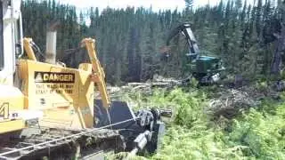 Cable Assisted Steep Slope Harvesting