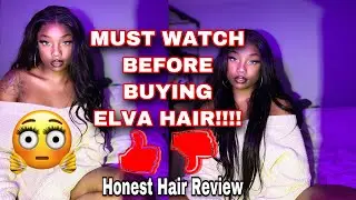 WATCH BEFORE BUYING|ELVA HAIR BRAZILIAN STRAIGHT LACE FRONT WIG REVIEW| MAKEUPBYSHEA