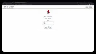 Text to Speech