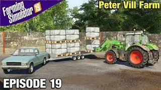 SELLING WOOL Farming Simulator 19 Timelapse - Peter Vill Farm FS19 Episode 19