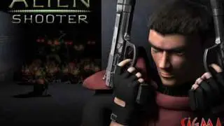 Alien Shooter - Menu