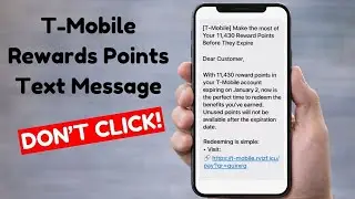 T-Mobile Rewards Points Text Message Scam &ndash; How People Are Getting Tricked!