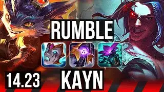 RUMBLE vs KAYN (TOP) | KR Master | 14.23
