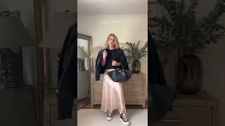 4 WAYS TO STYLE A SATIN SKIRT #outfitideas