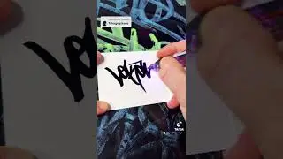 How to graffiti tag - ✍🏻 TOKAGE #graffiti #writing