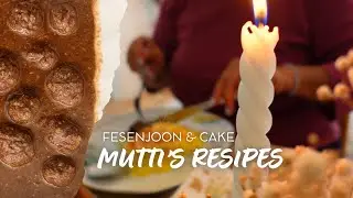 Persian Walnut Stew (Fesenjoon) & Almond Cake | Cozy Autumn Cooking|فسنجون