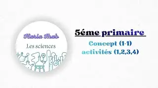 2. 5éme primaire concept (1-1) activités (1,2,3,4) | Sciences