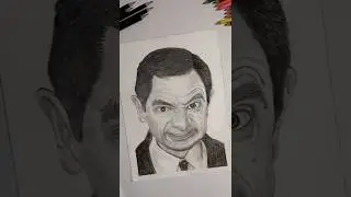 mr bean drawing easy #ytshorts#mrbean